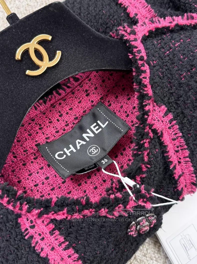 Chanel Chanel Pink rolled-edged flower glazed buckle four-pocket Size XS / US 0-2 / IT 36-38 - 6 Thumbnail