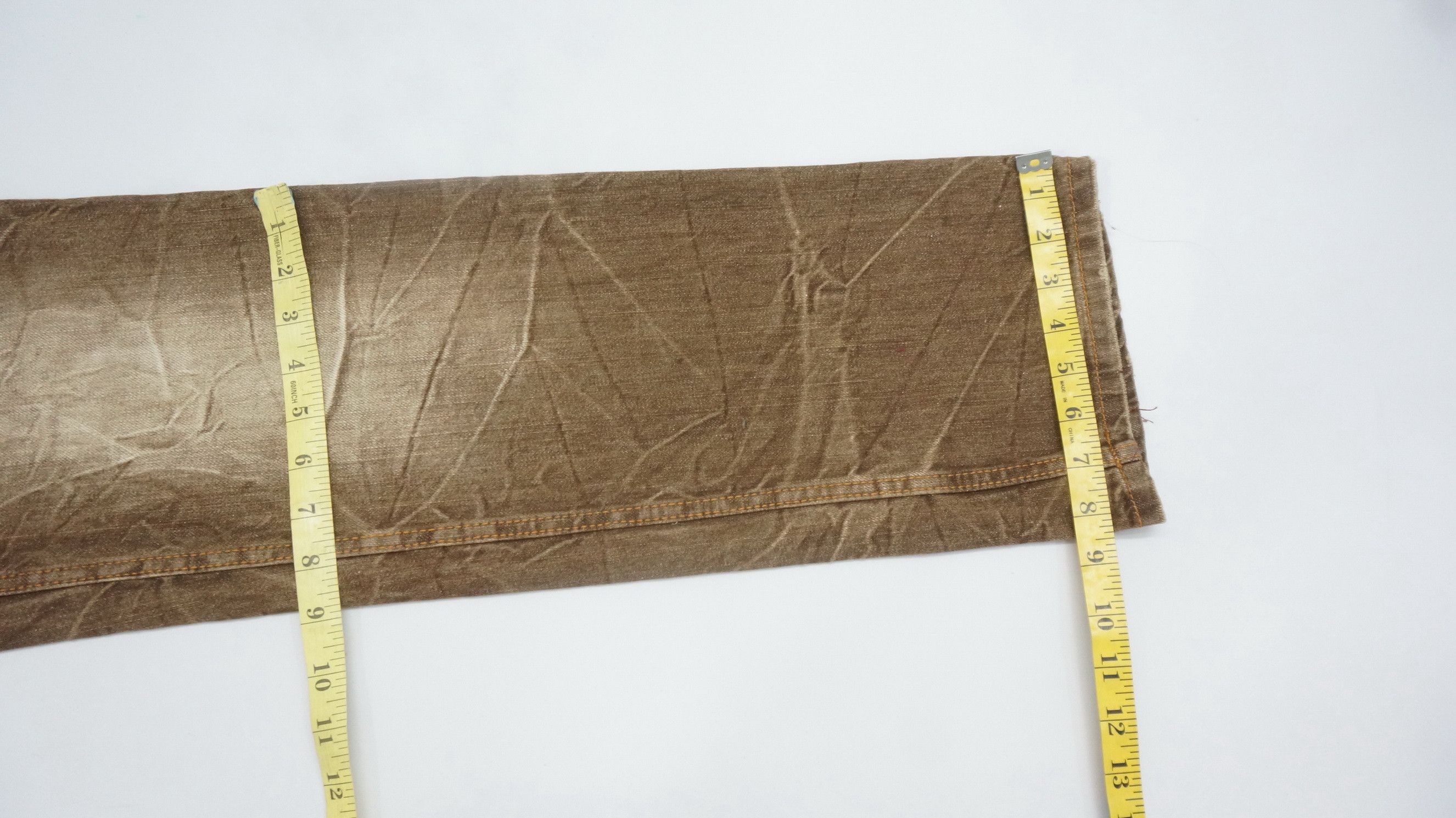 Japanese Brand NYLAUS Double Waist Brown Jeans Size US 30 / EU 46 - 12 Thumbnail