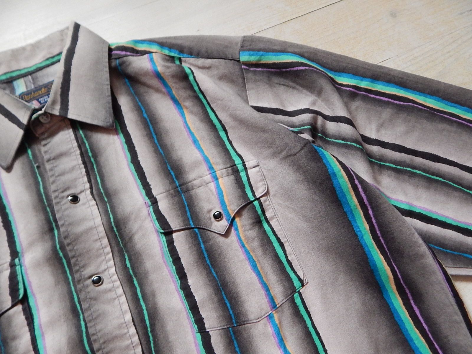 Cowboy Equipment vintage panhandle slim western shirt Size US L / EU 52-54 / 3 - 4 Thumbnail