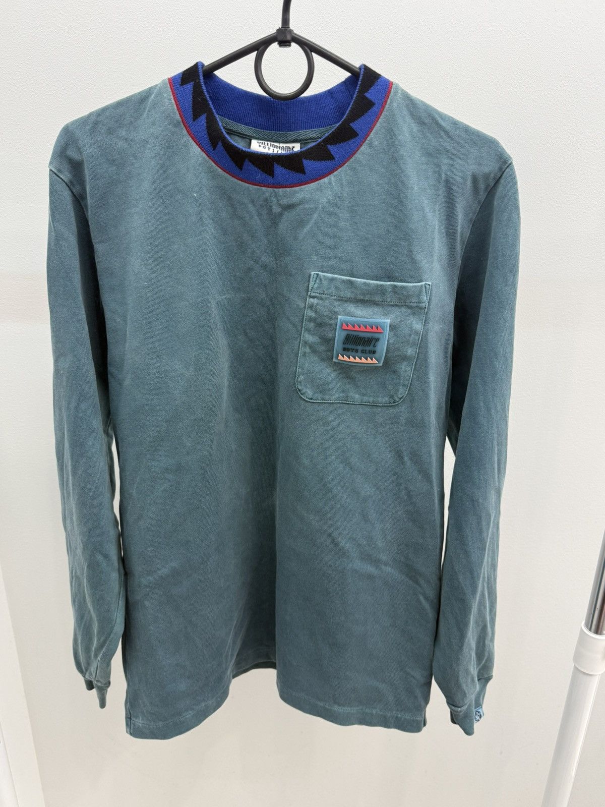 Billionaire Boys Club Billionaire Boys Club Garment Dyed Pocket Long Sleeve Tee Size US S / EU 44-46 / 1 - 1 Thumbnail
