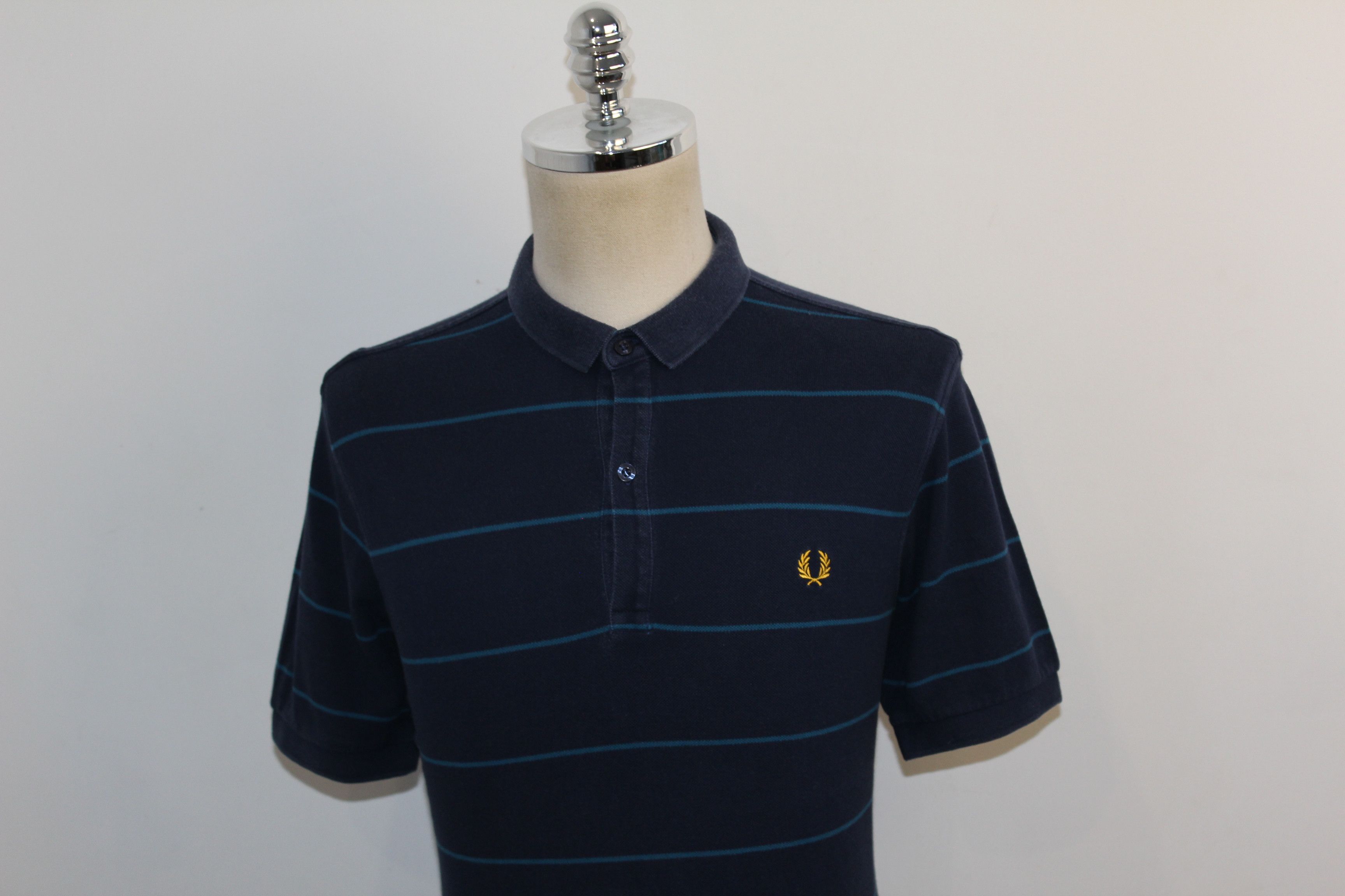 Fred Perry Fred Perry Short Sleeve Blue Polo Shirt Size US L / EU 52-54 / 3 - 6 Thumbnail