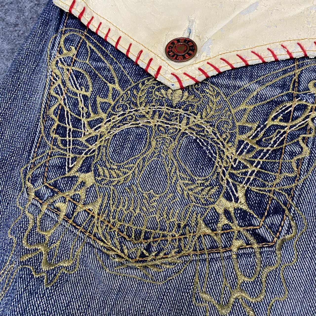 Edwin 💥Best Offer💥Vintage Edwin X Square Dark Distressed Denim Size US 36 / EU 52 - 17 Thumbnail