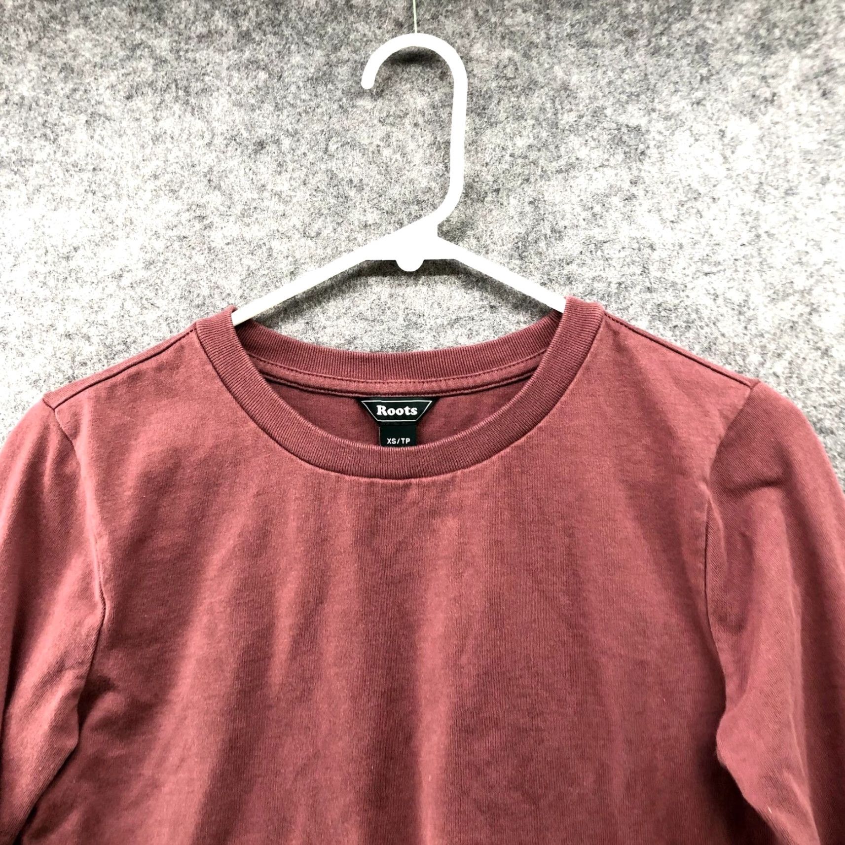 Roots VINTAGE Roots Canada Long Sleeve T-Shirt Womens XS Pink Crewneck Cotton Casual Size XS / US 0-2 / IT 36-38 - 3 Thumbnail