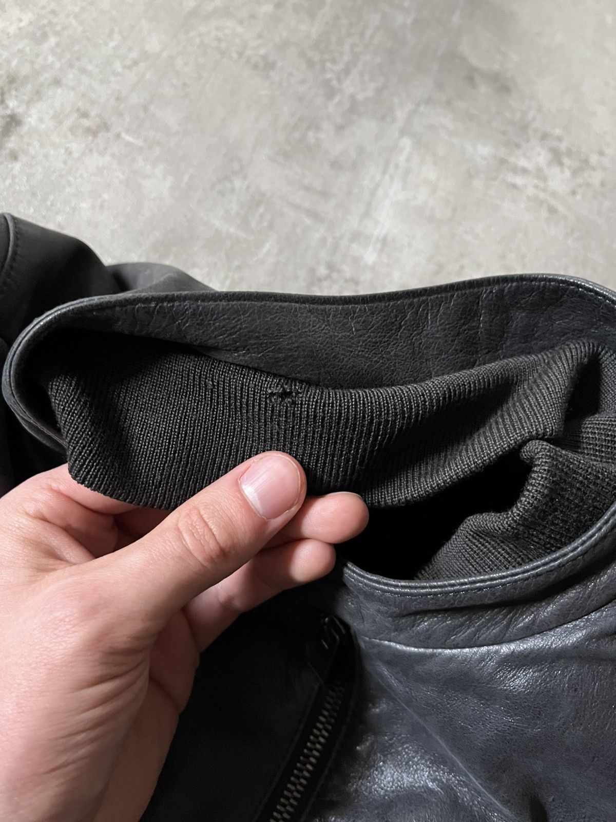 Jil Sander Jil Sander leather jacket by Raf Simons black rare Size US L / EU 52-54 / 3 - 11 Thumbnail