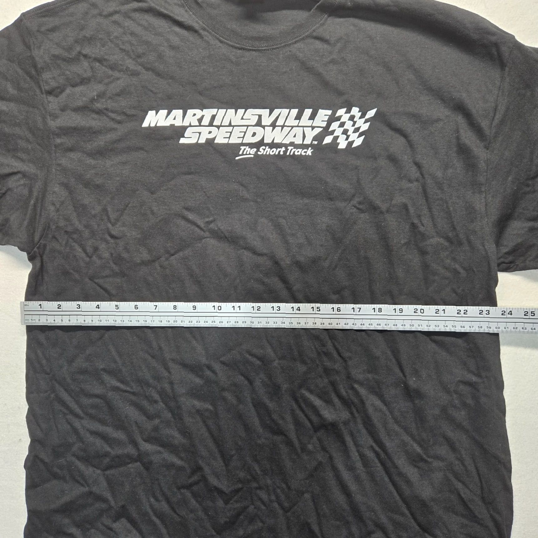 Gildan VINTAGE Gildan Martinsville Speedway NASCAR Racing T-Shirt Short Sleeve Adult 2XL Black Mens Size US XXL / EU 58 / 5 - 5 Thumbnail