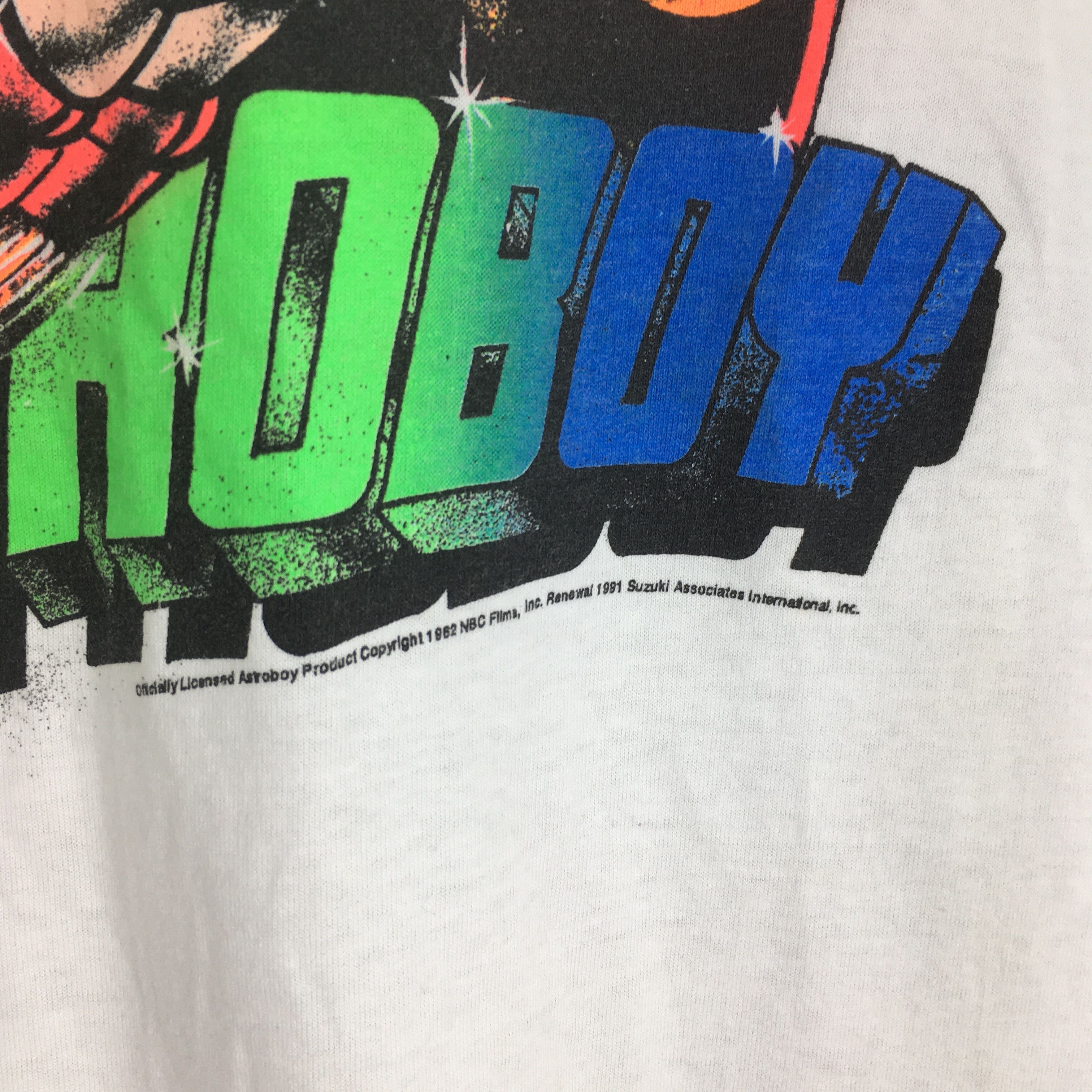 Anime × Japanese Brand × Vintage 1991 Astro Boy Mighty Atom Japanese Anime T shirt Medium Size US M / EU 48-50 / 2 - 5 Thumbnail