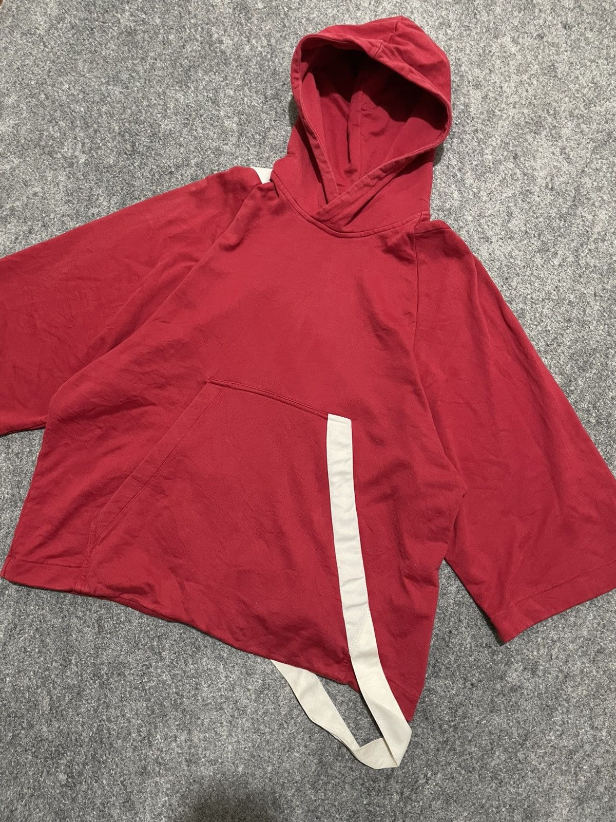 Y-3 RARE OVERSIZED 3 QUARTER HOODIE 3 STRIPES ADIDAS SWEATSHIRT Size US XS / EU 42 / 0 - 2 Thumbnail