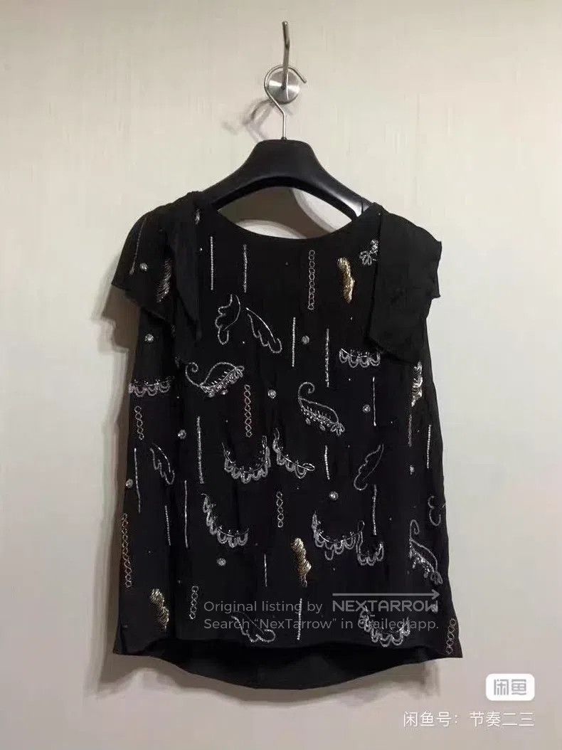 Dries Van Noten Dries Van Noten size:36 Beaded Heavy Camisole Top Size M / US 6-8 / IT 42-44 - 1 Thumbnail