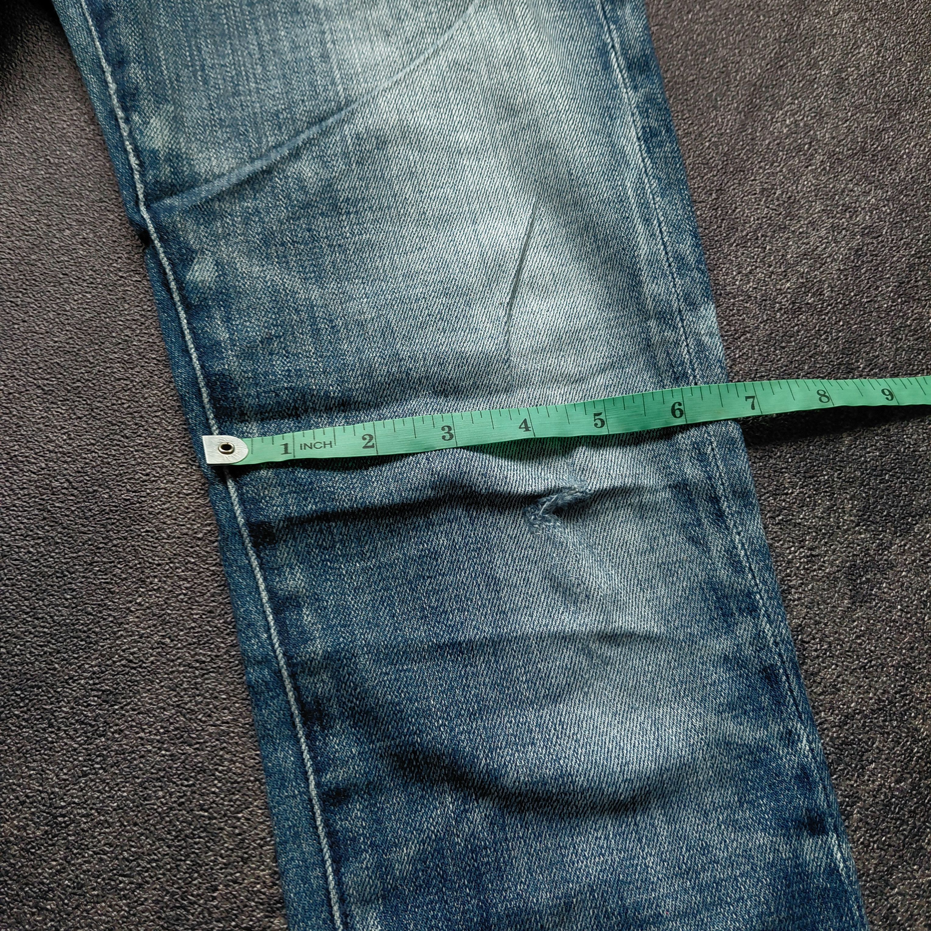 Japanese Brand Vintage Y2K Distressed RNA Studded Denim Pants Size US 30 / EU 46 - 13 Thumbnail