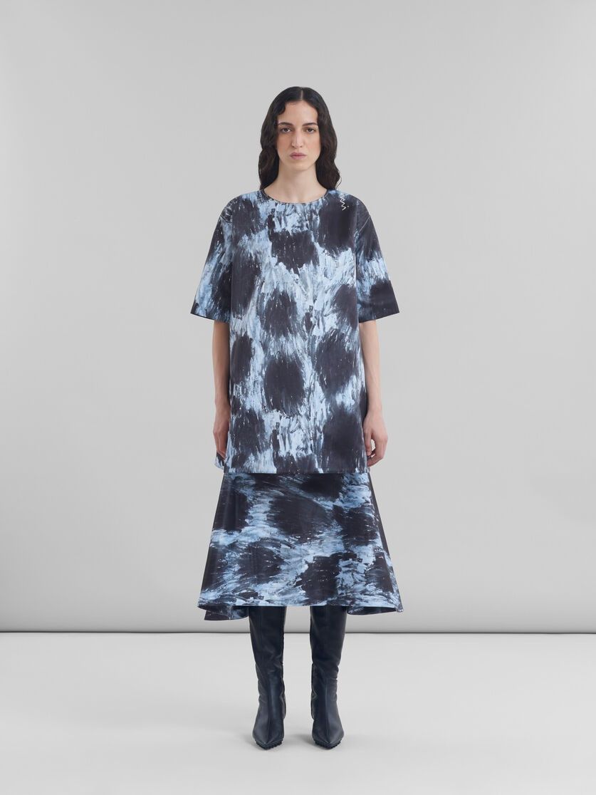 Marni o1f1d3z0326 Duchess Dress in Multicolor Size M / US 6-8 / IT 42-44 - 2 Thumbnail