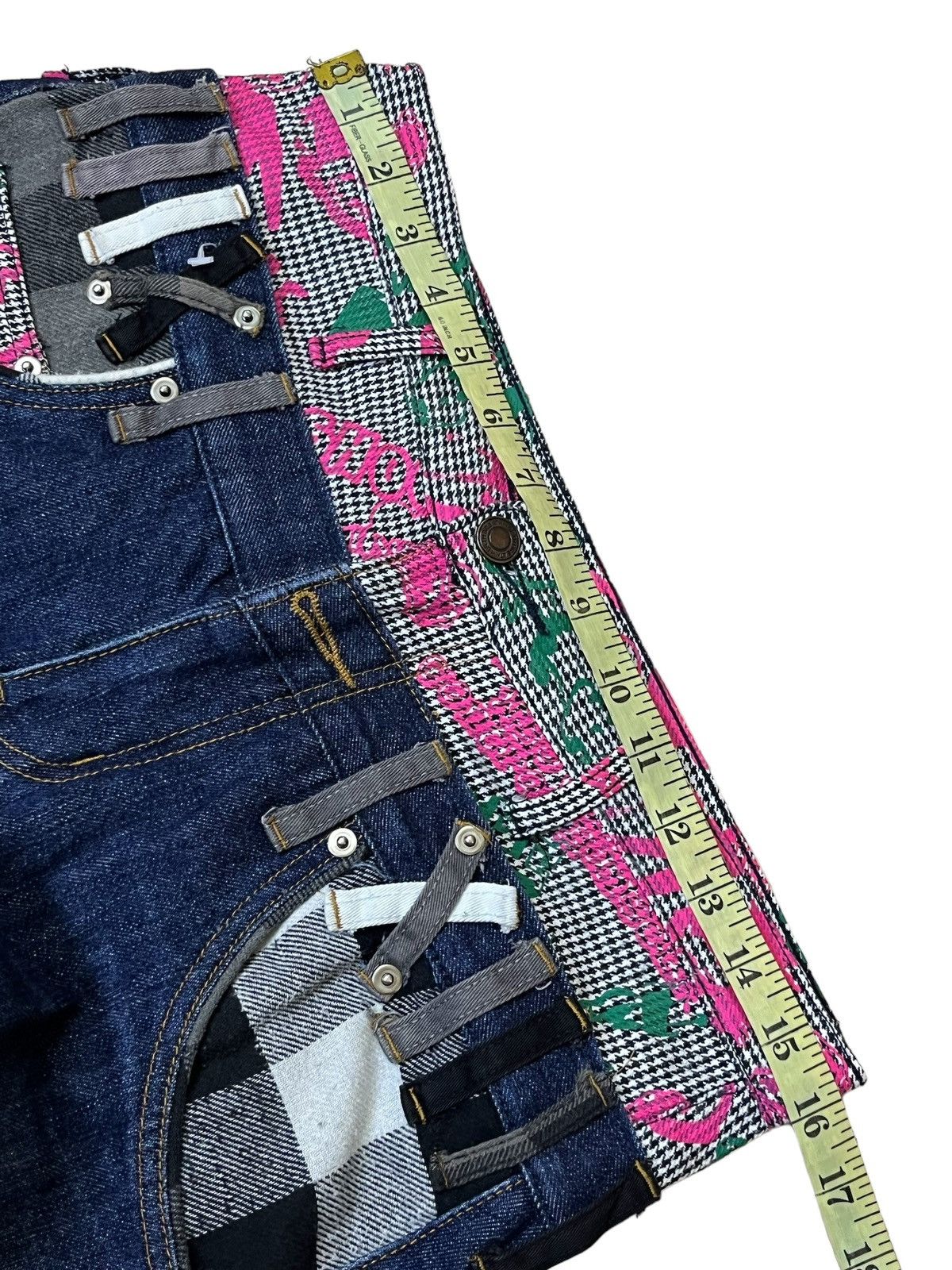 Japanese Brand ARCHIVE JAPANESE “UP START BREATHMINT” DOUBLE WAIST JEANS Size US 32 / EU 48 - 14 Thumbnail