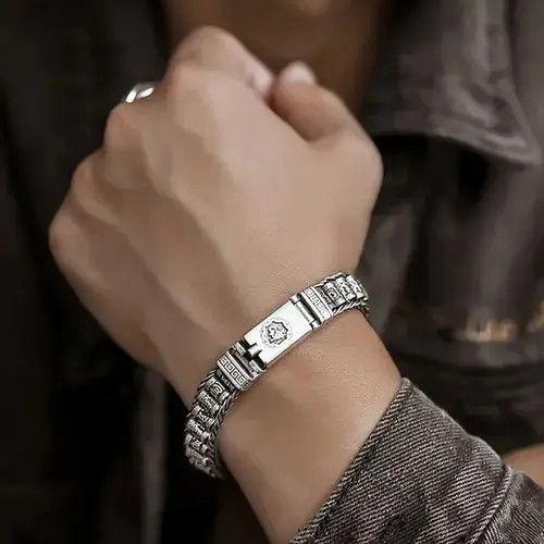 Pro Edge Six-Character Mantra Woven Bracelet Size ONE SIZE - 1 Thumbnail