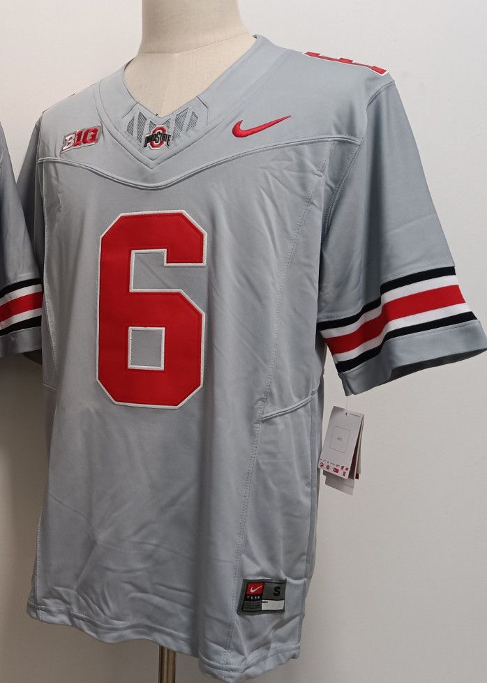 Other Men's Ohio State Buckeyes #6 Sonny Styles Grey Jersey Size US S / EU 44-46 / 1 - 2 Thumbnail