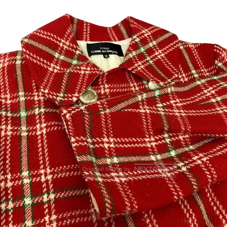 Comme des Garcons Comme Des Garcons Wool Tweed Jacket Size M / US 6-8 / IT 42-44 - 4 Thumbnail