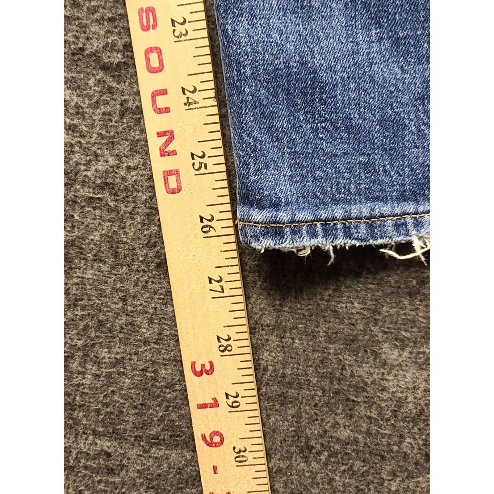 Madewell Madewell The Perfect Vintage Crop Jeans Womens 25x26 Regular Medium Wash Slimming Stretch Denim 5-Pocket Size 42" / US 20 - 6 Thumbnail
