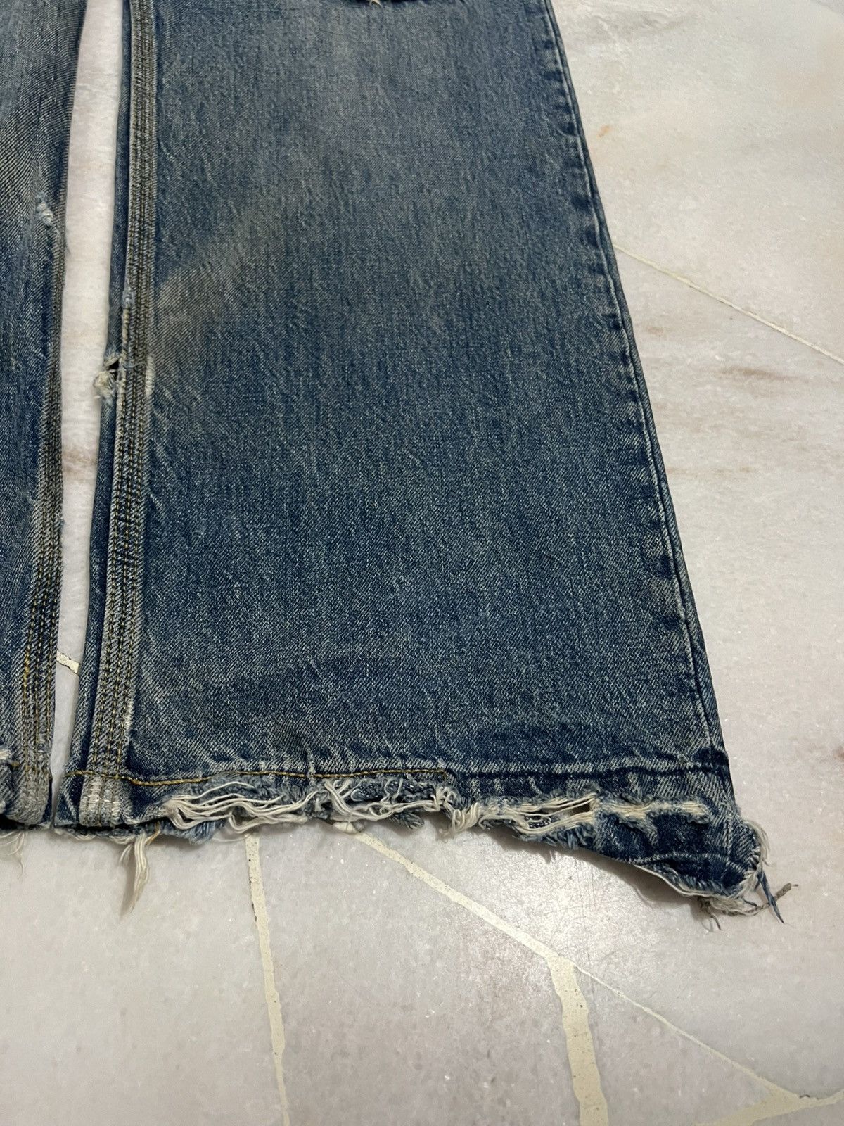 Hysteric Glamour × If Six Was Nine × Japanese Brand 🌈90’s union made sacrifice Distress mud Wash Jean Japan Size US 39 - 9 Thumbnail