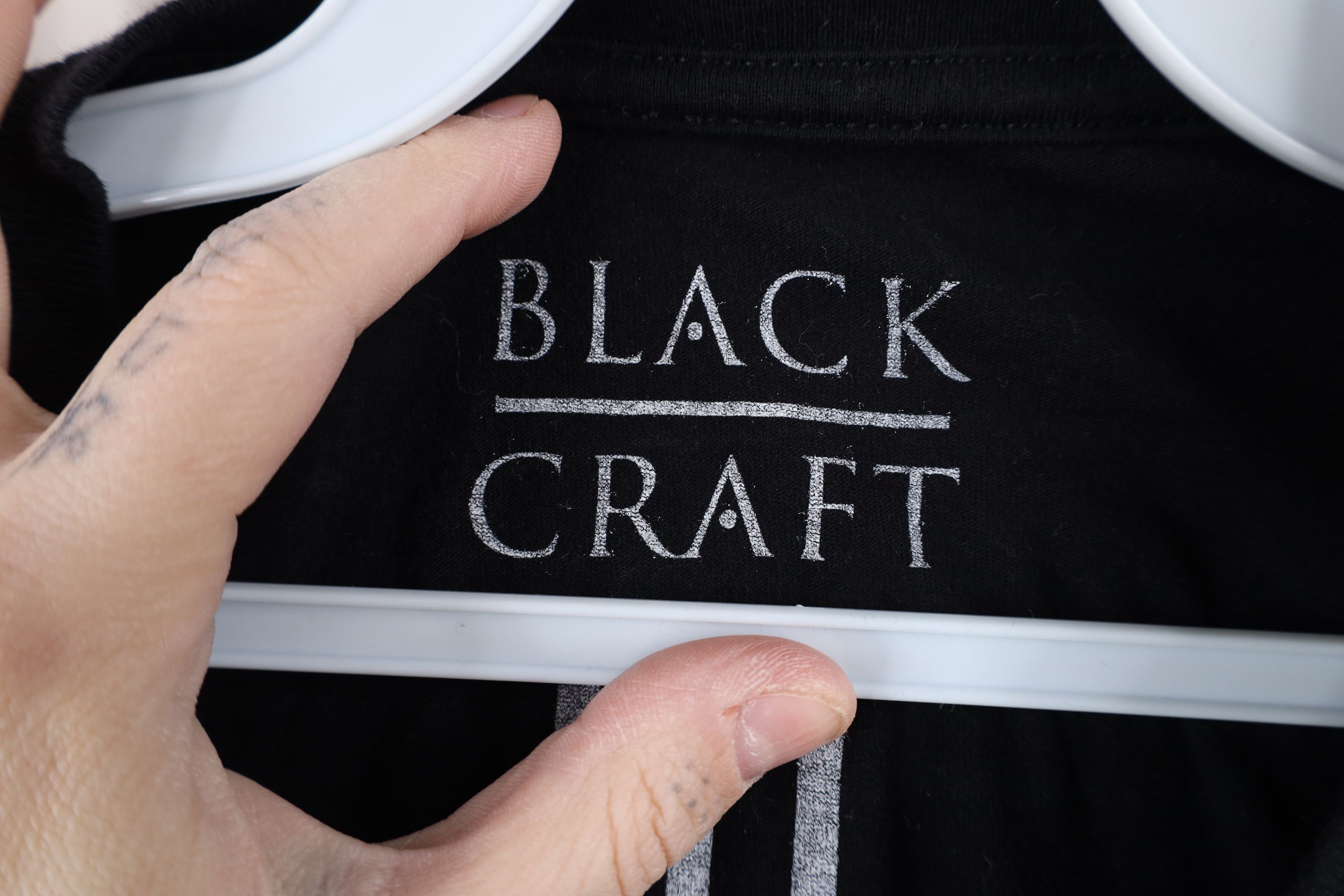 Vintage Y2K Black Craft Streetwear Skull Rose Barbed Wire T-Shirt Size US M / EU 48-50 / 2 - 7 Thumbnail