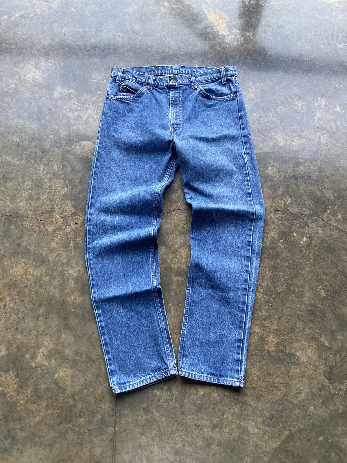 Levi's Crazy Vintage Levis Orange Tab Blue Jeans 34x32 Size US 34 / EU 50 - 3 Thumbnail