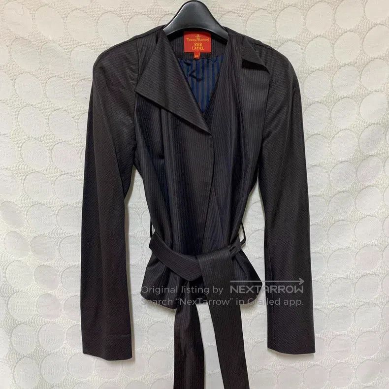 Vivienne Westwood Vivienne Westwood Narrow Striped Blazer Fabric Jacket Card Size S / US 4 / IT 40 - 2 Thumbnail
