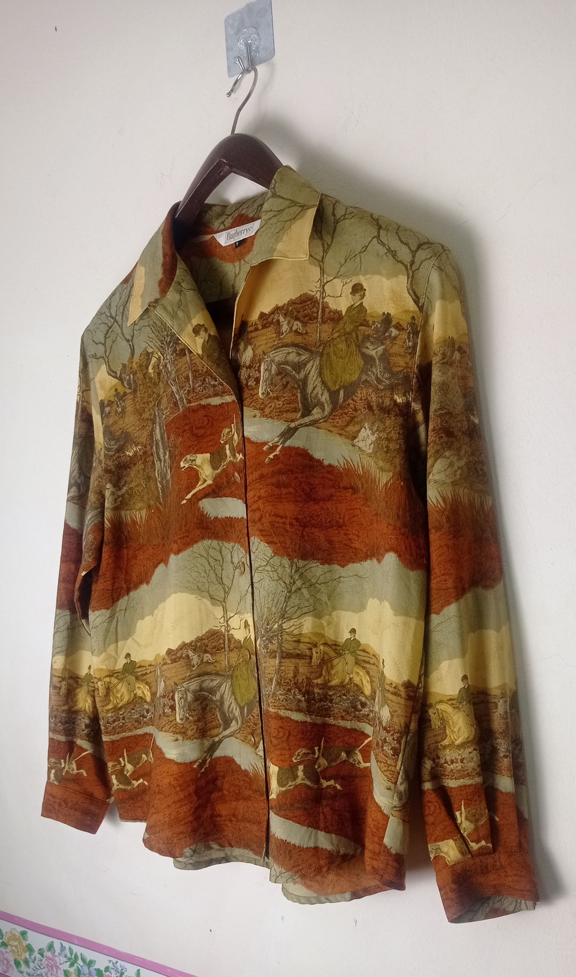 Burberry × Vintage Vintage 90s Burberry's Woman Shirt nice design Size M / US 6-8 / IT 42-44 - 8 Thumbnail