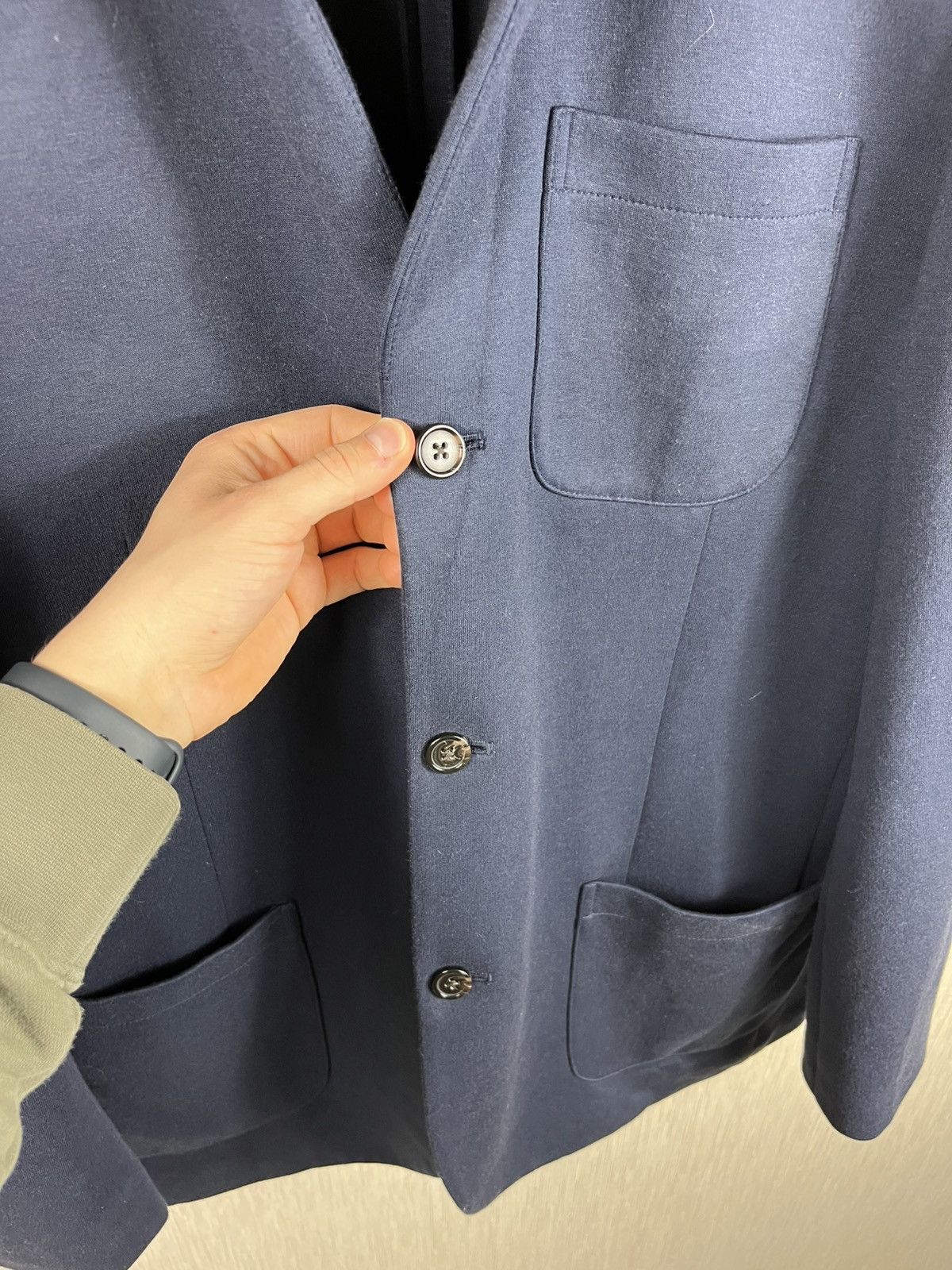 Polo Ralph Lauren × Ralph Lauren Polo Ralph Lauren cotton navy blazer soft jacket luxury Size US XL / EU 56 / 4 - 13 Thumbnail