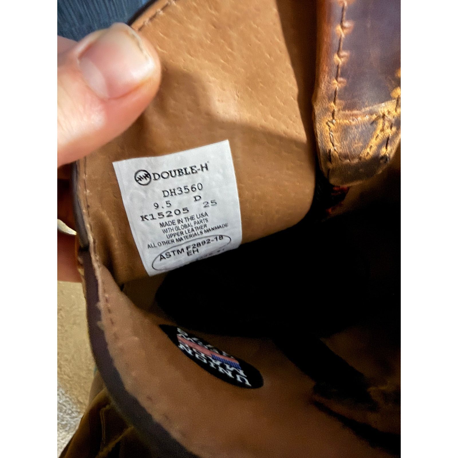DOUBLE HELIX Double H Boots DH3560 Men's 9.5D Size US 9.5 / EU 42-43 - 4 Thumbnail