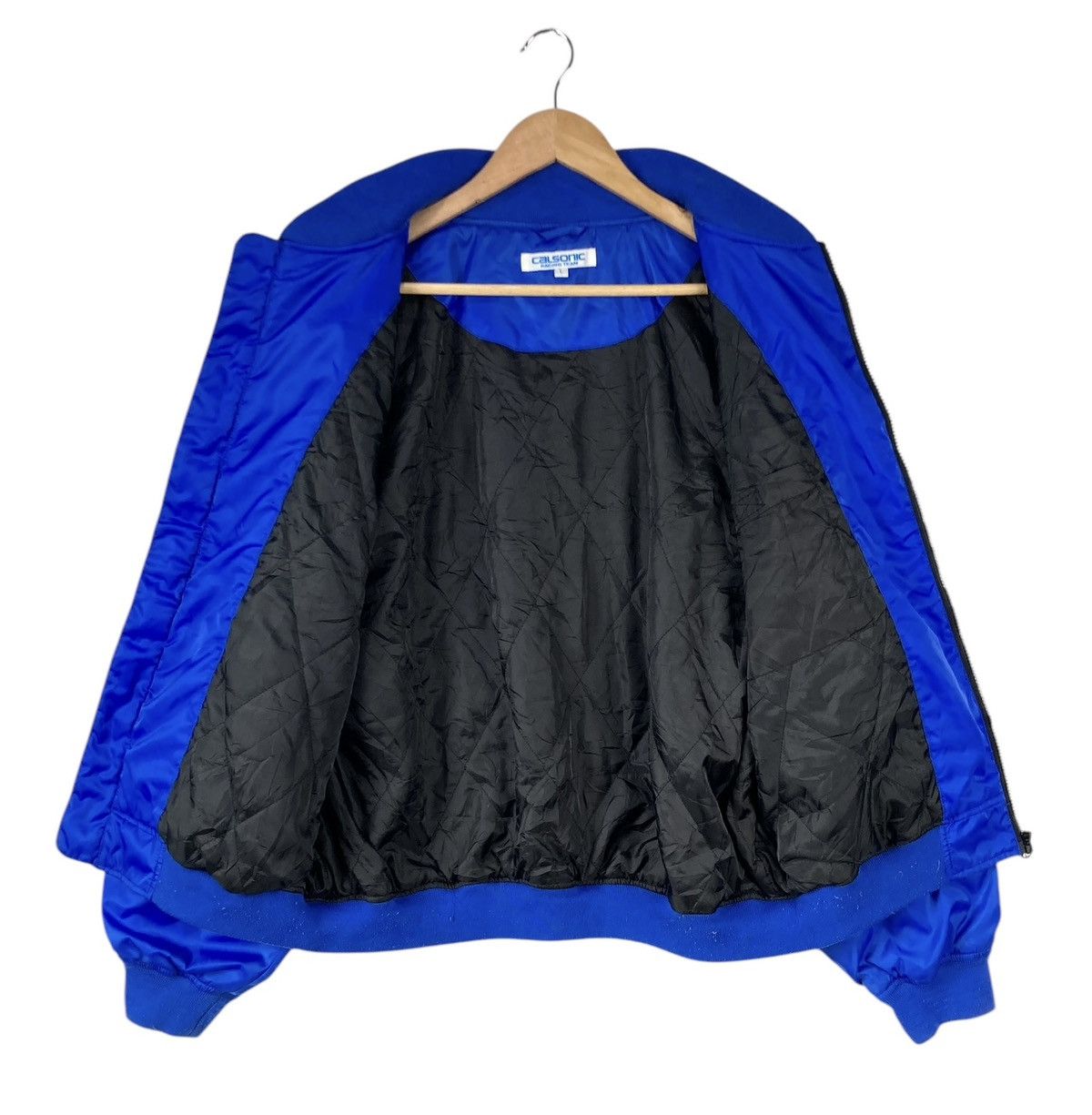 Vintage Vintage 90s Calsonic Racing Team Nissan Nismo Bomber Jacket Size US L / EU 52-54 / 3 - 3 Thumbnail