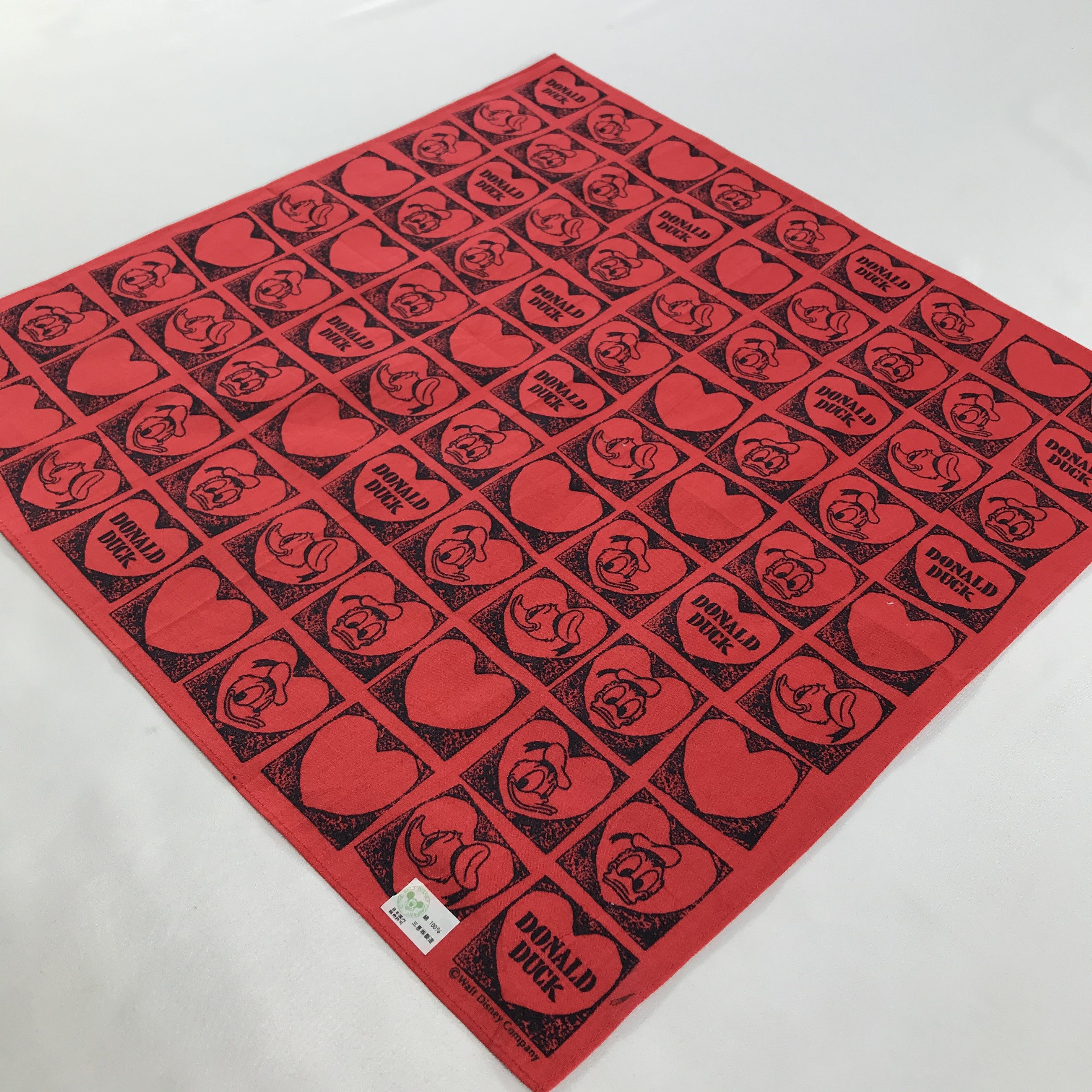 Disney × Vintage Donald Duck Bandana / Handkerchief / Neckerchief - S1921 Size ONE SIZE - 2 Thumbnail