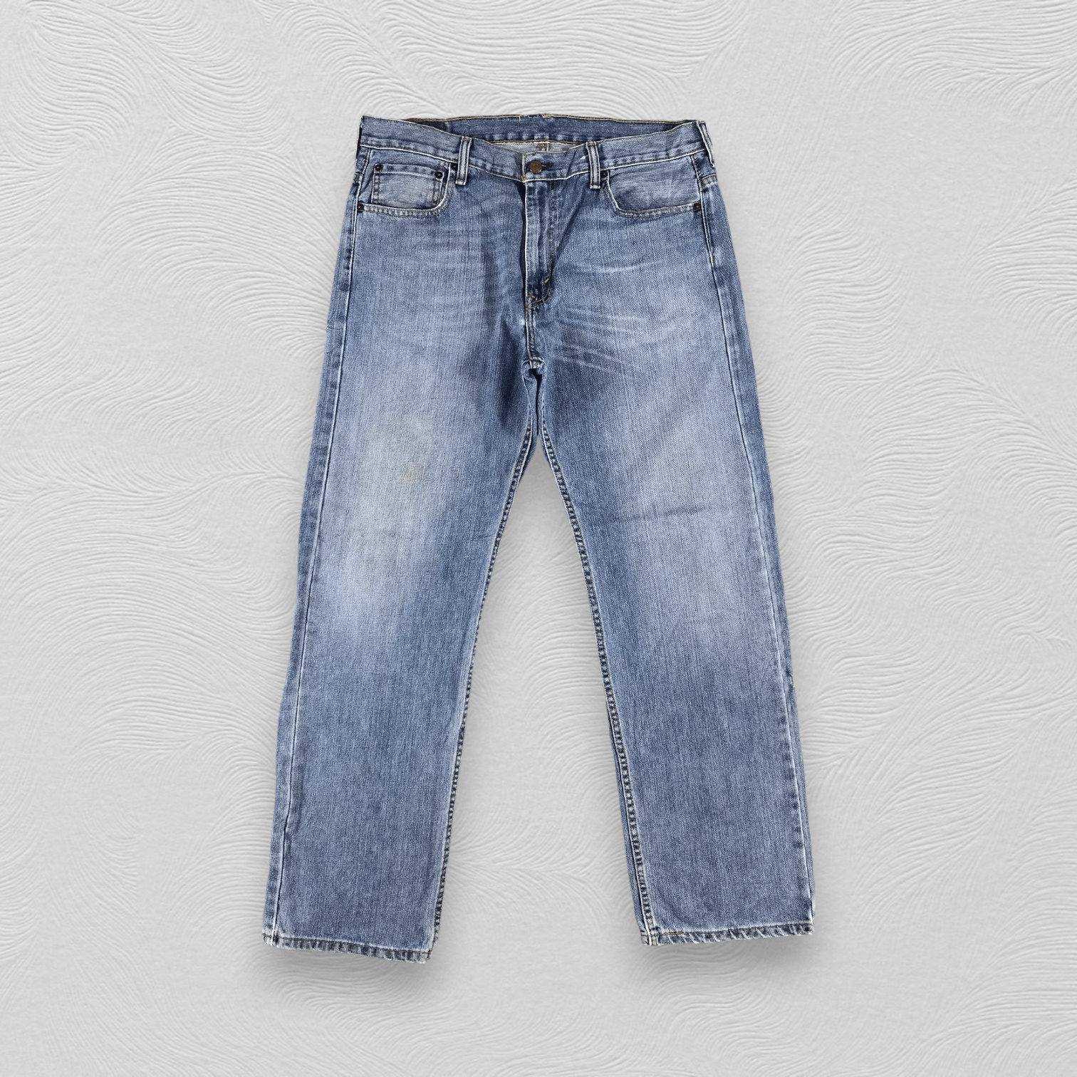 Levi's Levis 569 Jeans Faded Blue Denim KJ870 Size US 34 / EU 50 - 1 Thumbnail