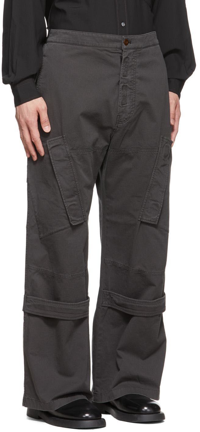 Acne Studios Acne Studios Chevron 6 Pocket Cargo Pants Washed Anthracite Size US 34 / EU 50 - 9 Thumbnail