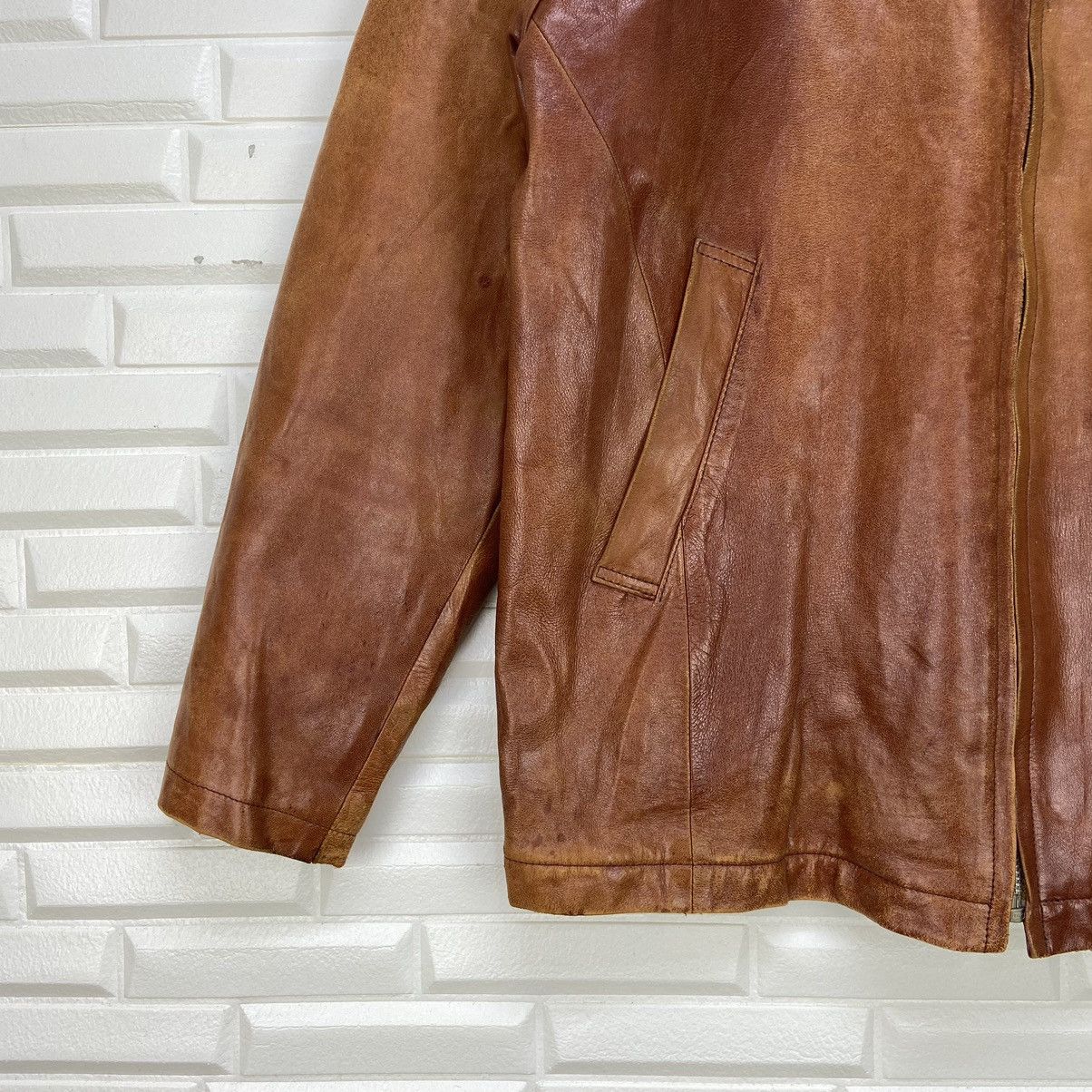 Japanese Brand Vtg Antelope Makigami Tokyo Original Leather Buckle Back Size US M / EU 48-50 / 2 - 4 Thumbnail