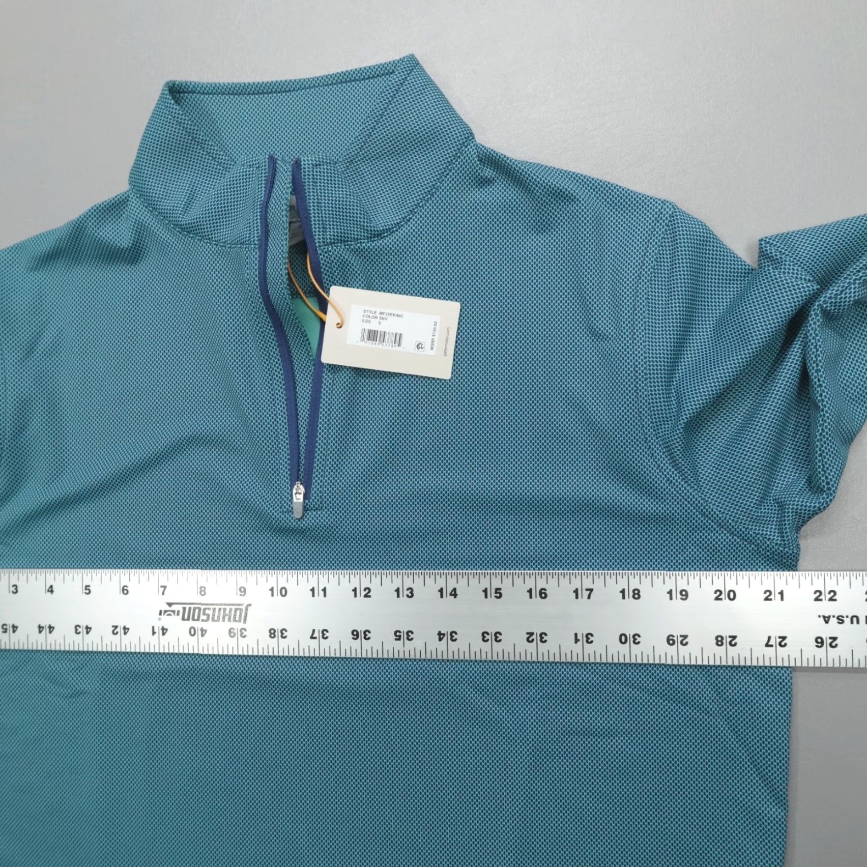 Peter Millar Peter Millar Perth 1/4 Zip Men's Size S Pullover MF25EK40C Sport Navy Golf Sweater Size US S / EU 44-46 / 1 - 5 Thumbnail