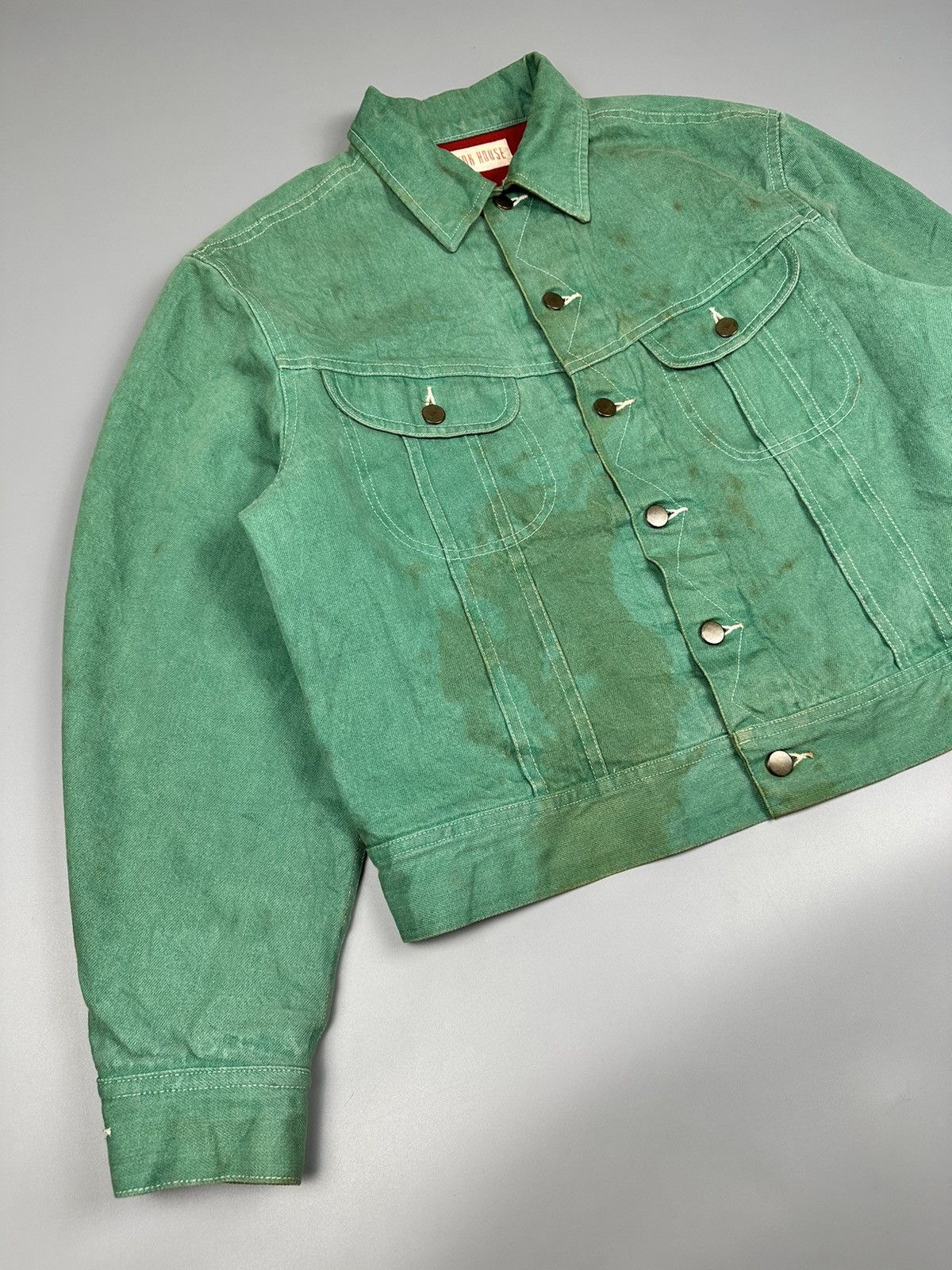 Pink House Vintage Pink House Boxy Denim Jacket Size US L / EU 52-54 / 3 - 3 Thumbnail