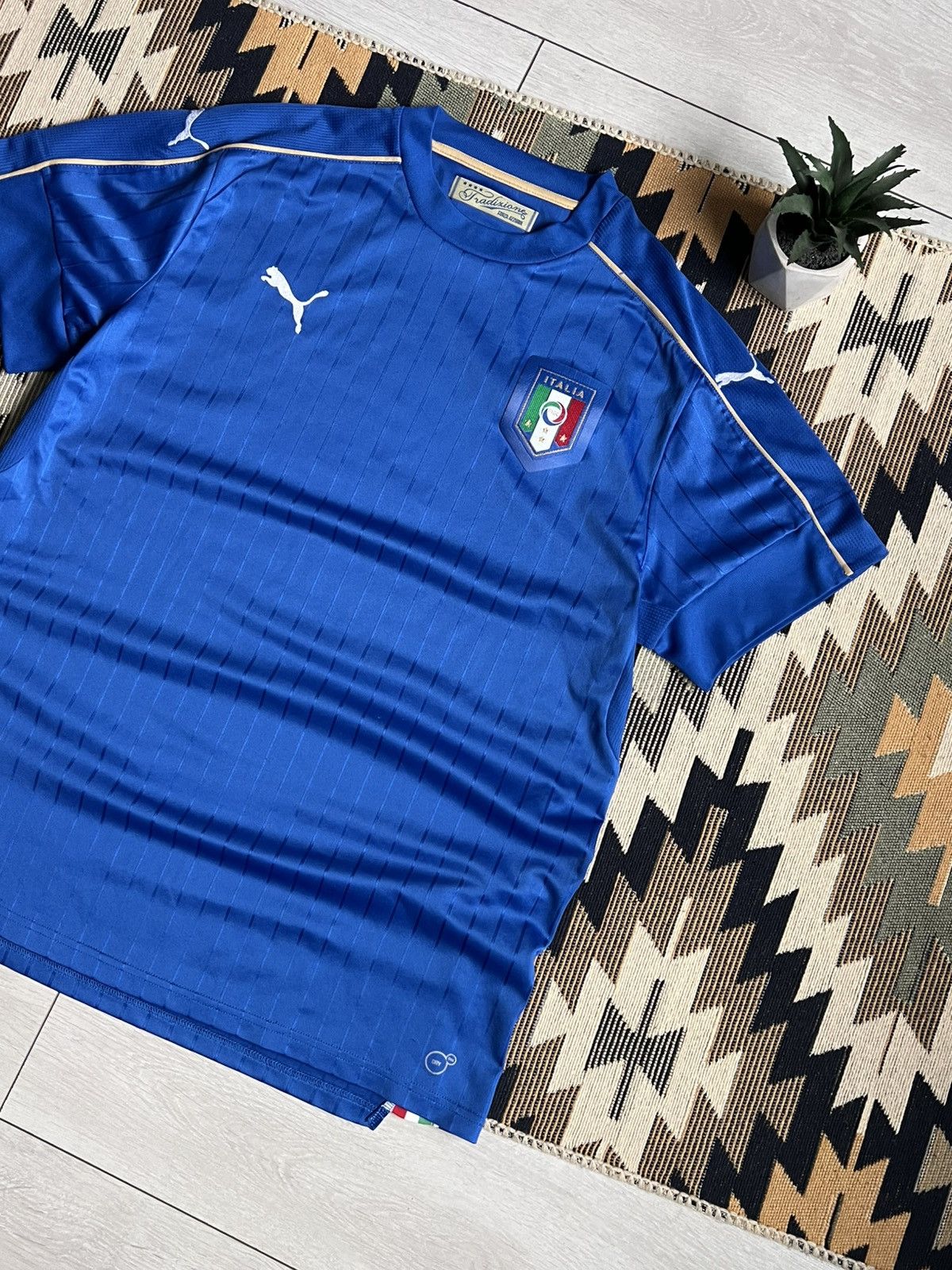 Puma × Vintage Puma Italy National Team 2016-2017 Soccer Jersey Size US XL / EU 56 / 4 - 3 Thumbnail