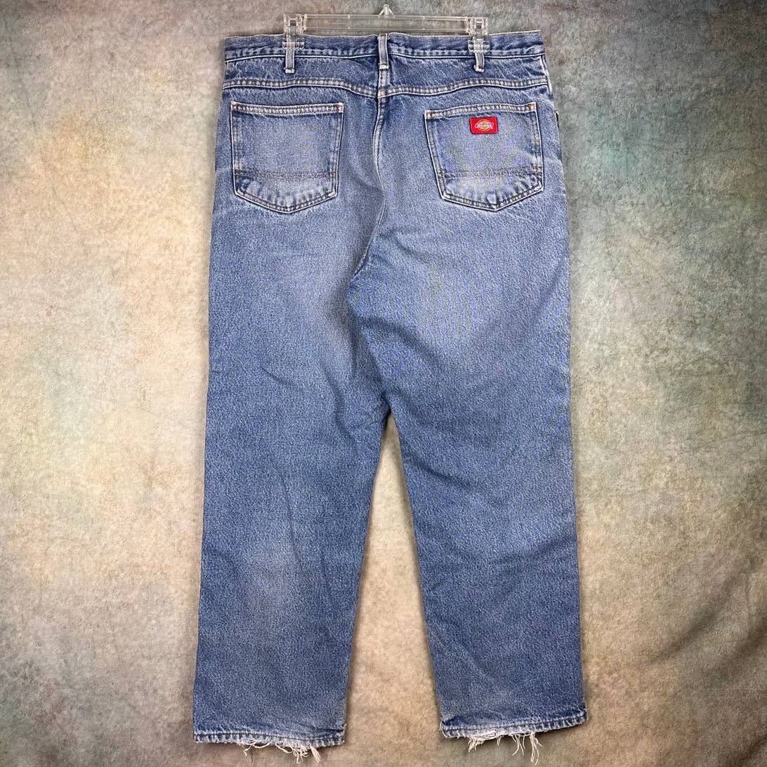 Dickies × Vintage Vintage Dickies Denim Jeans 38x30 Flannel Lined Workwear Size US 38 / EU 54 - 1 Thumbnail