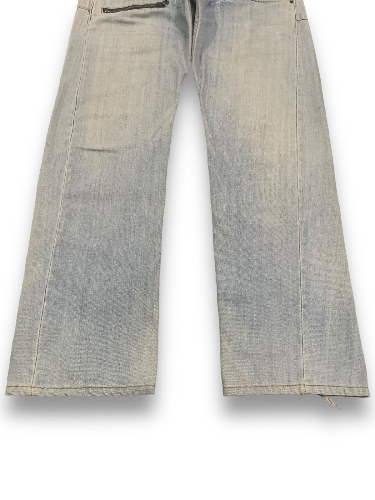 If Six Was Nine Vintage Japanese Handcrafted Double Waist Punk Style Jeans Size US 30 / EU 46 - 8 Thumbnail