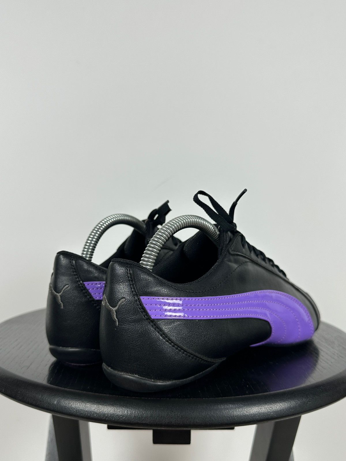 Puma Vintage Puma SpeedCat Y2K Leather Black/Purple Sneakers Size US 9 / IT 39 - 4 Thumbnail