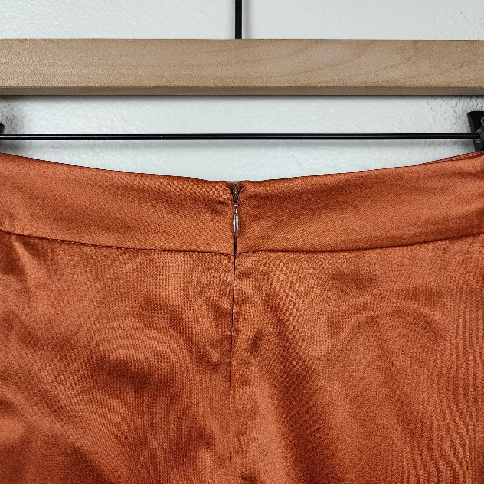 Kim Shui Kim Shui Ruched Mini Skirt Womens Small NWT Bronze Size 27" / US 4 / IT 40 - 6 Thumbnail