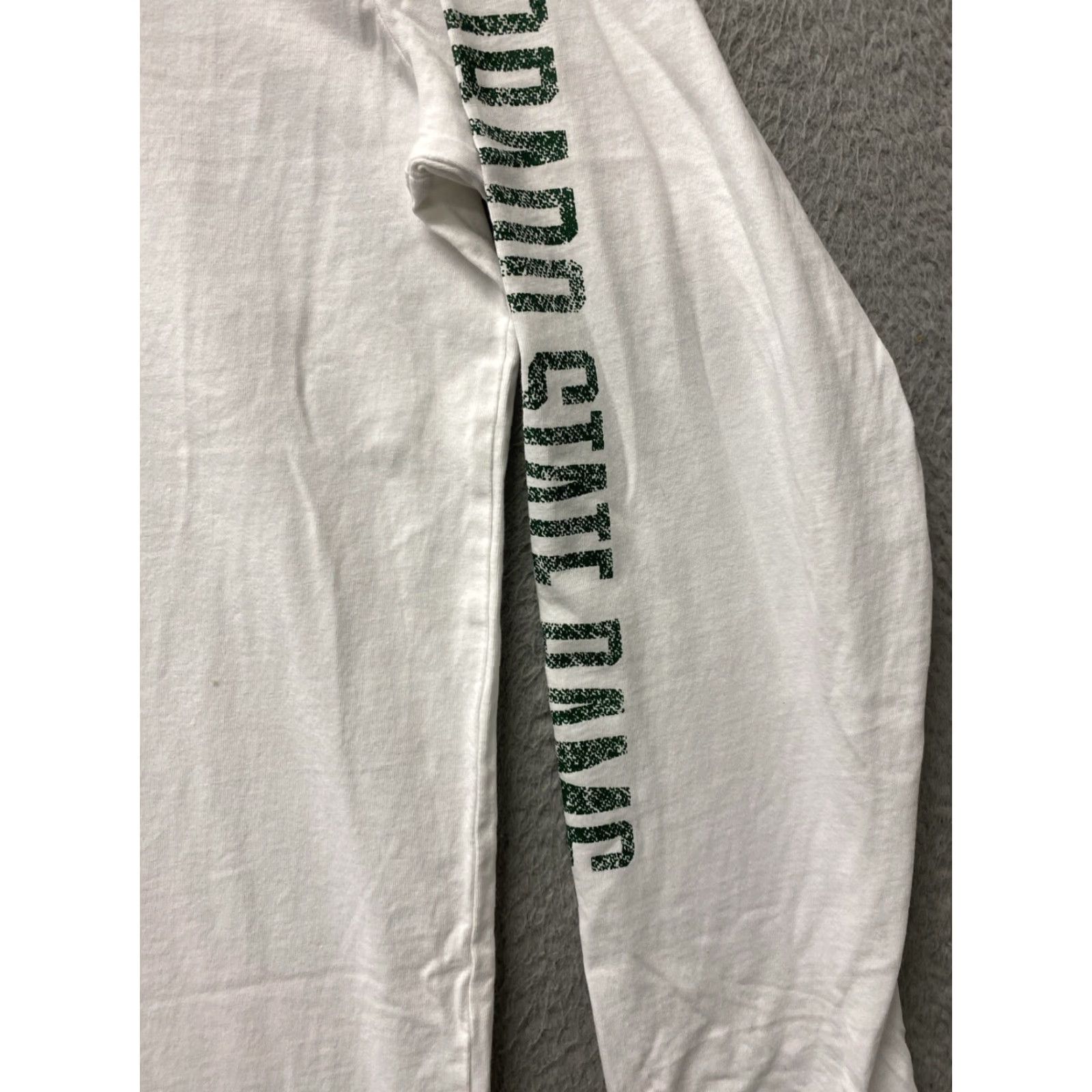 Champion VINTAGE Champion CSU RAM Mens Long Sleeve Shirt 2XL Crew Neck Cotton White Pockets Graphic Modern Size US XXL / EU 58 / 5 - 3 Thumbnail