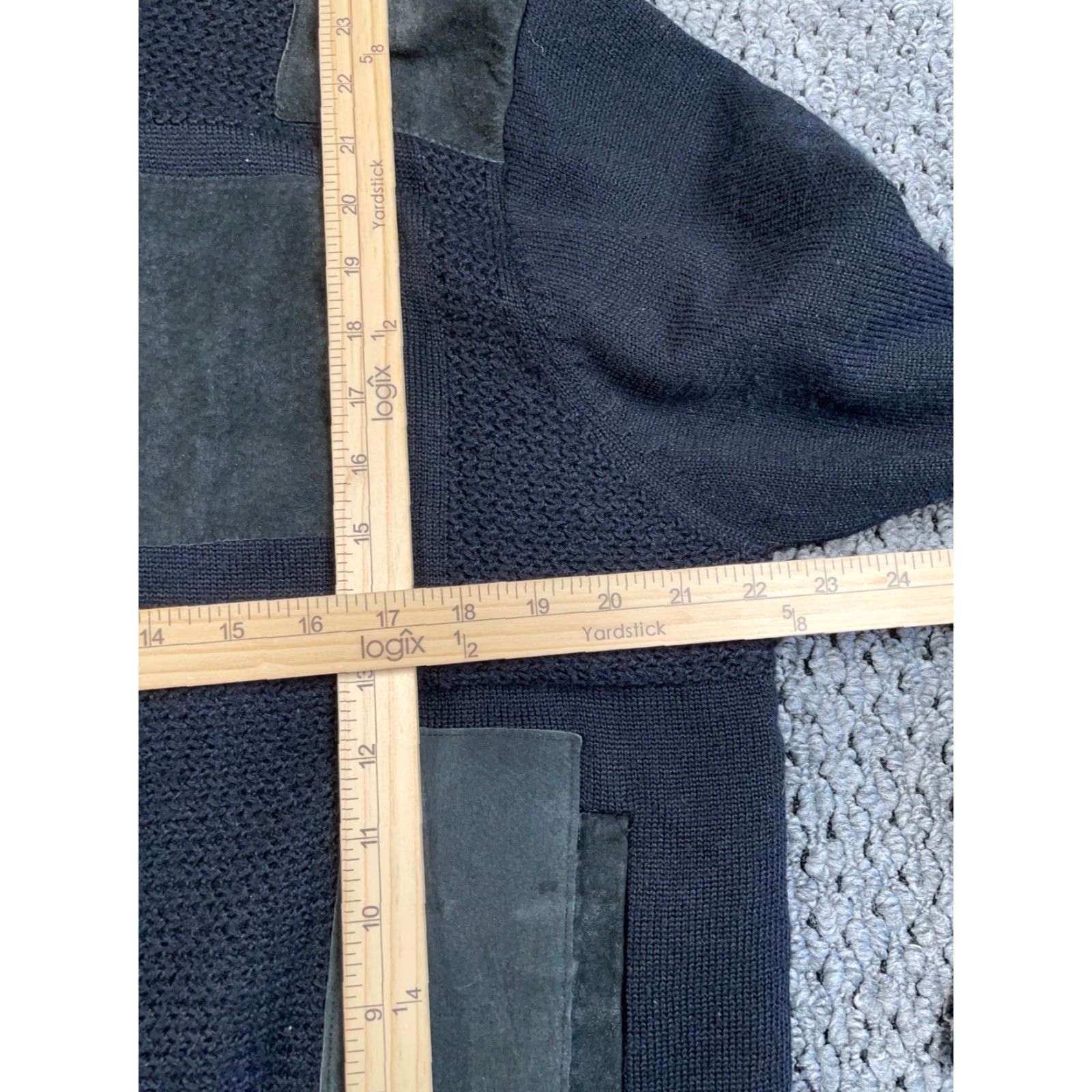 Vintage Tulliano Chunky Knit Sweater Men’s XL Black Mock Neck Full Zip Casual Retro Size US XL / EU 56 / 4 - 7 Thumbnail