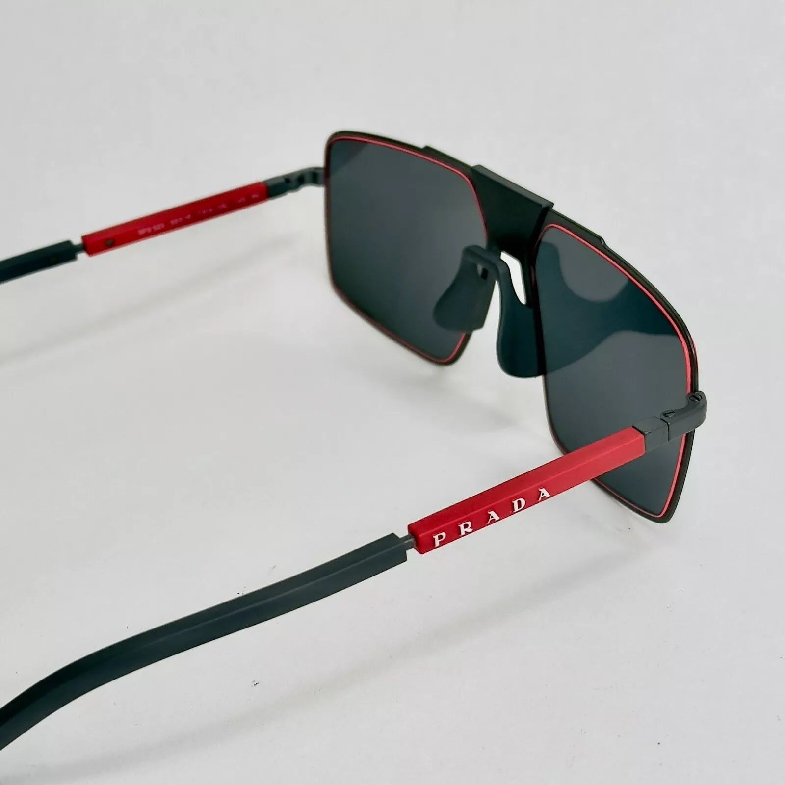 Prada PRADA 52X Linea Rossa Sport Sunglasses Gray Rubber PS52XS Size ONE SIZE - 5 Thumbnail