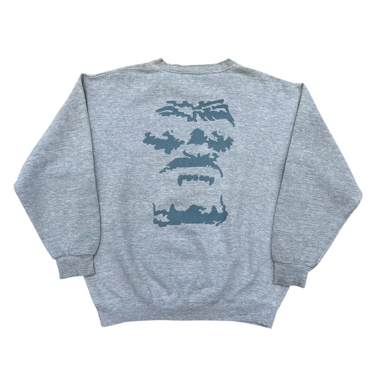 SSUR 💥RARE💥 Vintage 90’s SSUR Rebel Ape Heather Gray Sweatshirt Size US L / EU 52-54 / 3 - 1 Thumbnail