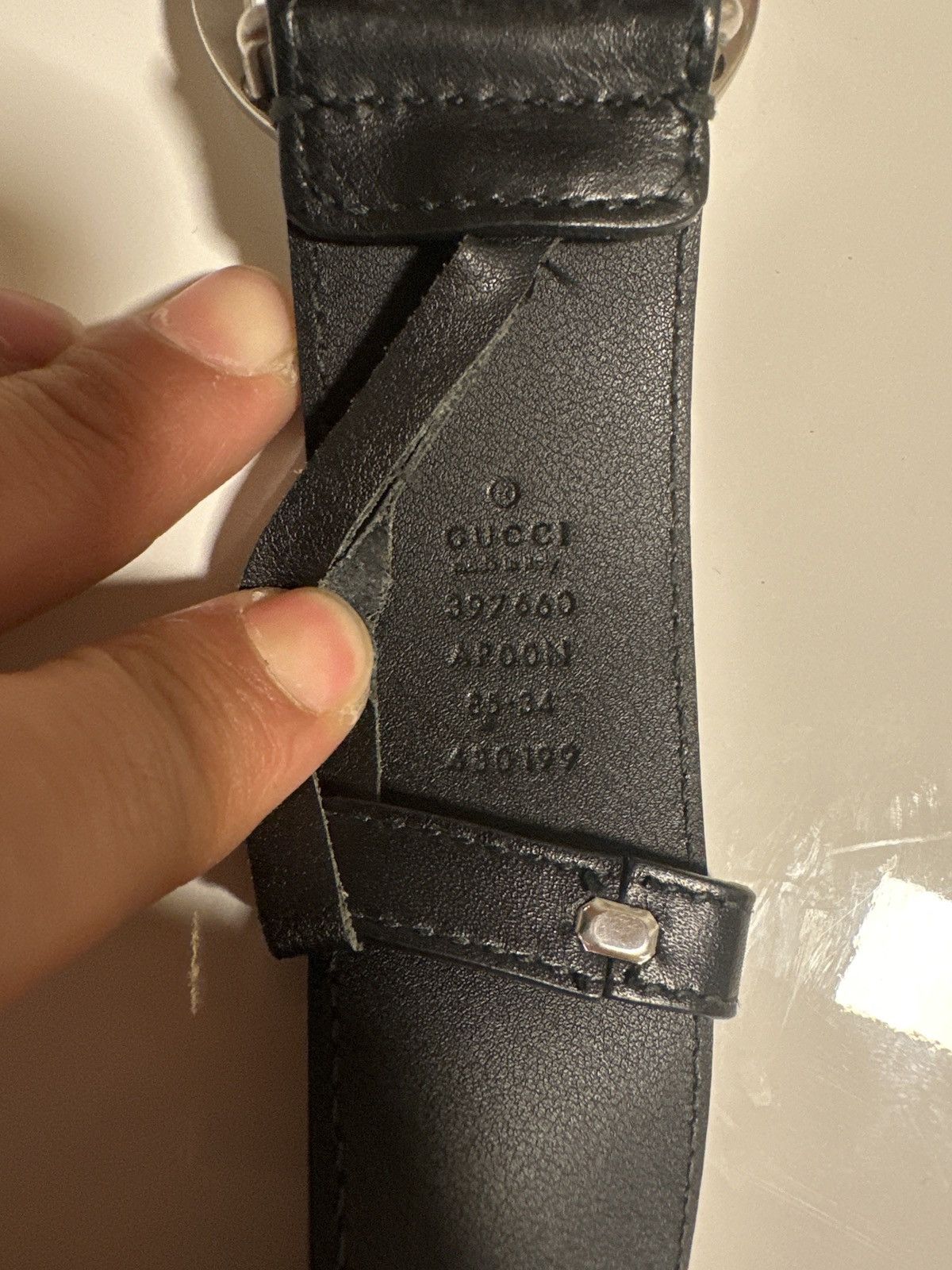 Gucci Gucci Marmont Logo Belt Size 40 - 3 Thumbnail