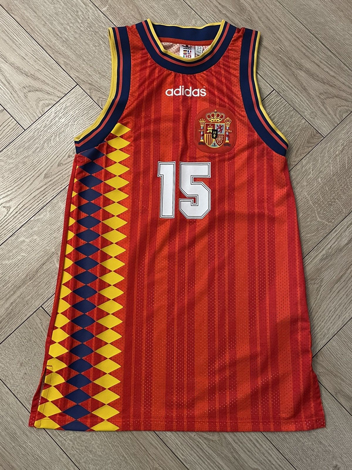 Adidas Adidas Originals Tank Top Spain Football Vest Dress Size S / US 4 / IT 40 - 1 Thumbnail