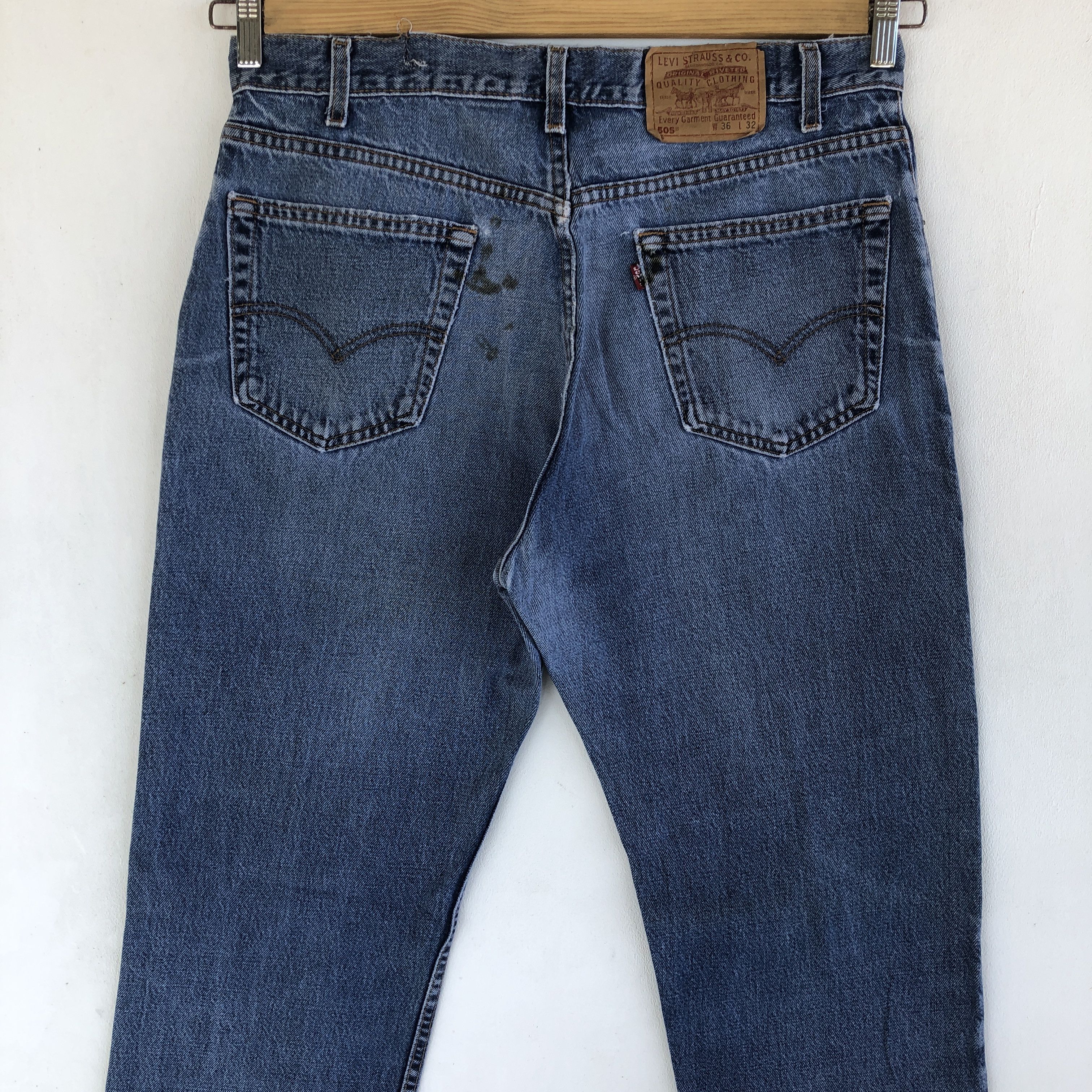 Levi's Vintage Levi's Faded Blue 505 Jeans Levis 505 Denim Pants Size US 32 / EU 48 - 4 Thumbnail