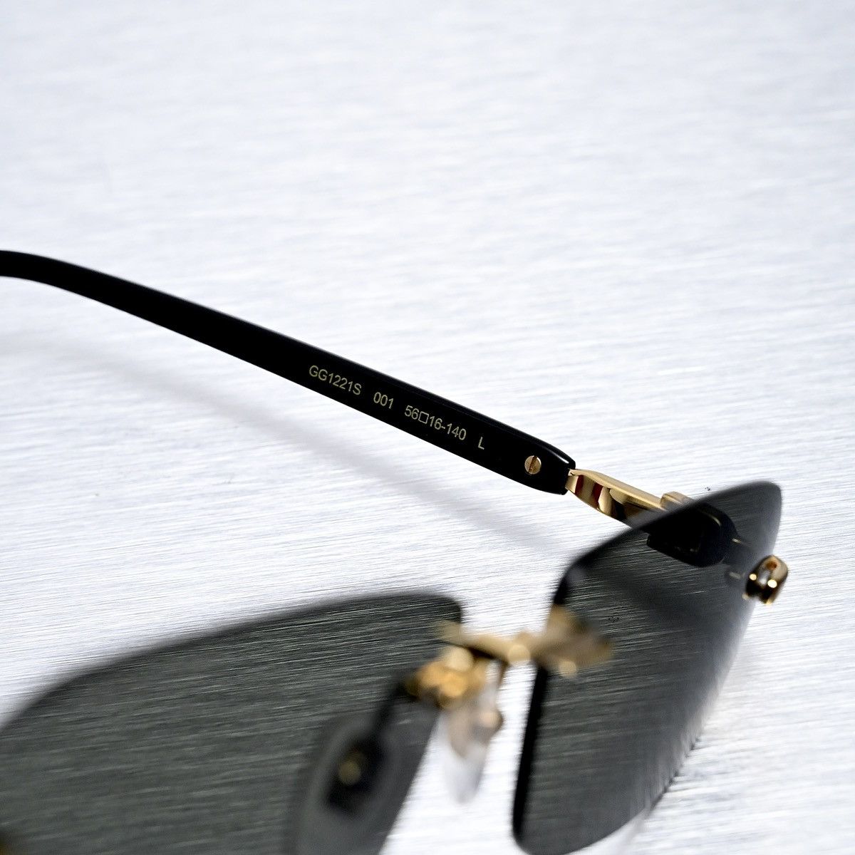 Gucci GUCCI GG1221S 001 SUNGLASSES Size ONE SIZE - 9 Thumbnail
