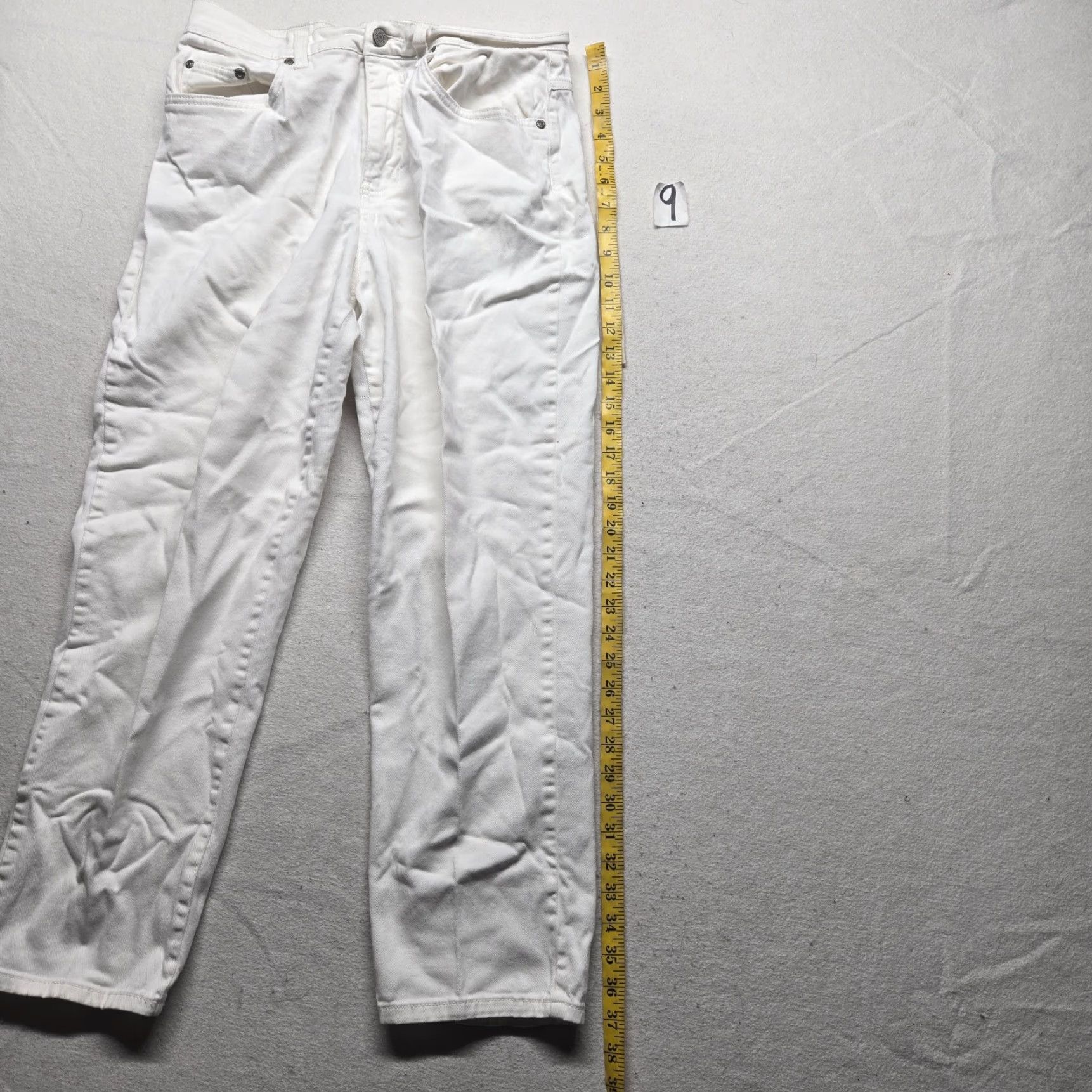 Faded Glory Faded Glory White Casual Pants Womens 14 Pockets Button Zip Straight Capri Length Summer Spring Size 36" / US 14 / IT 50 - 7 Thumbnail