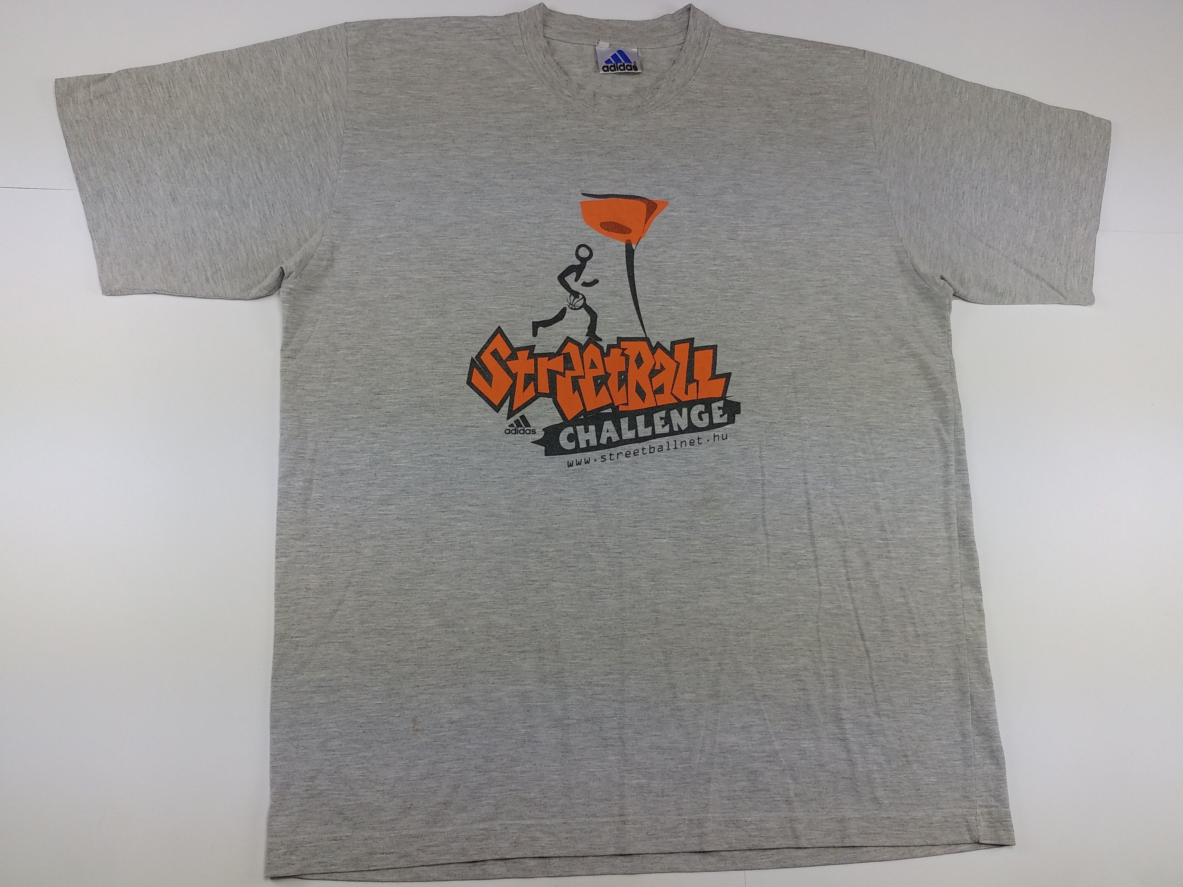 Adidas Adidas Streetball Challenge t-shirt, 1998 Hungary vintage XL Size US XL / EU 56 / 4 - 1 Thumbnail