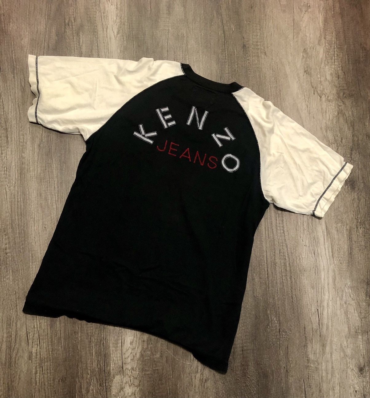 Designer × Japanese Brand × Kenzo Vintage Kenzo Jeans Tee Shirt Size US M / EU 48-50 / 2 - 1 Thumbnail