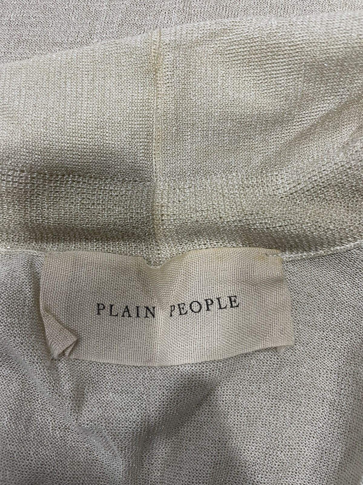 Japanese Brand Plain People Non Sleeves Cardigan Size ONE SIZE - 5 Thumbnail
